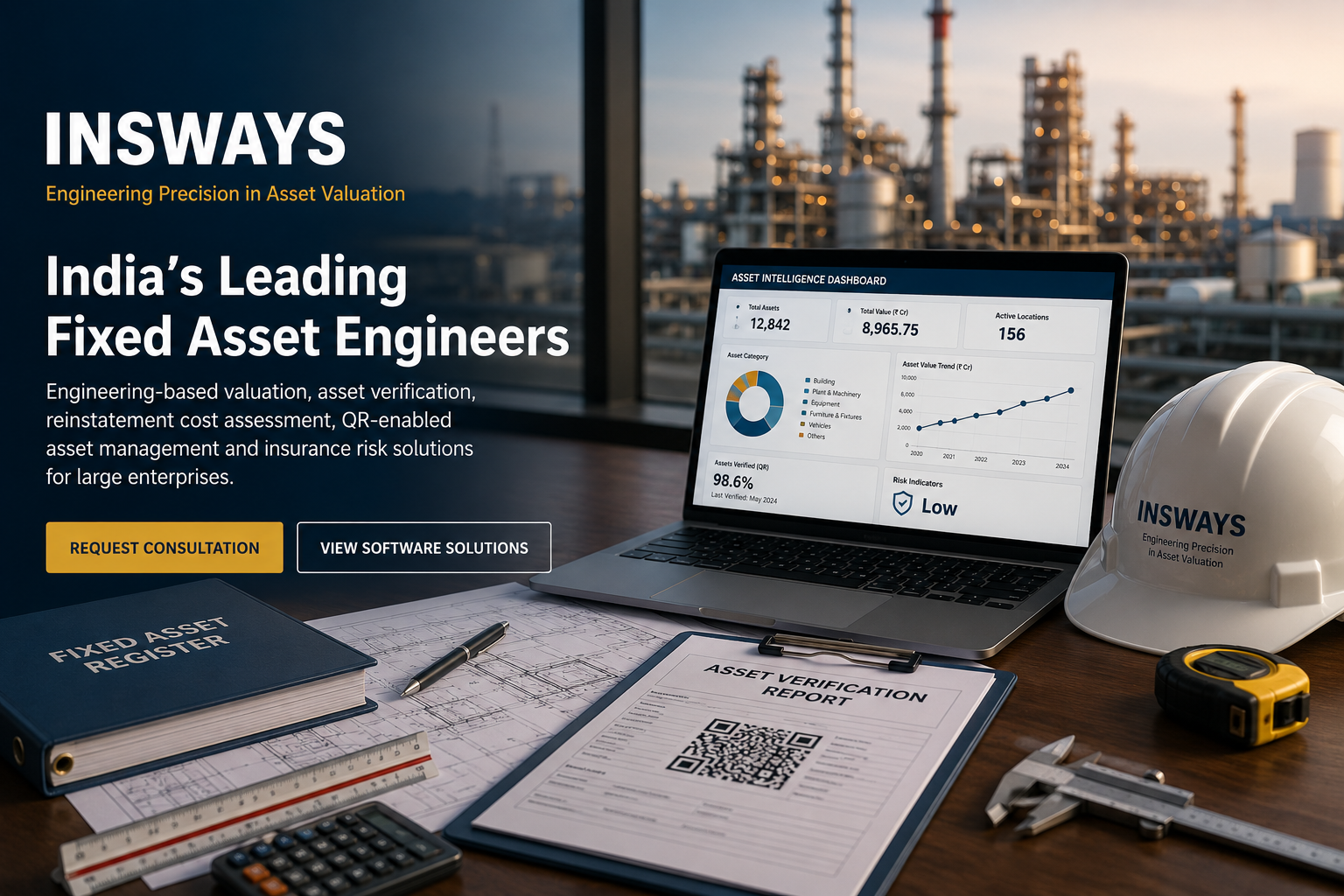 Engineering asset valuation workspace